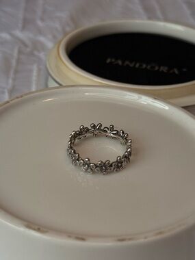 Pandora Dazzling Daisy Meadow Ring | Sterling Silver | CZ | US 8.5